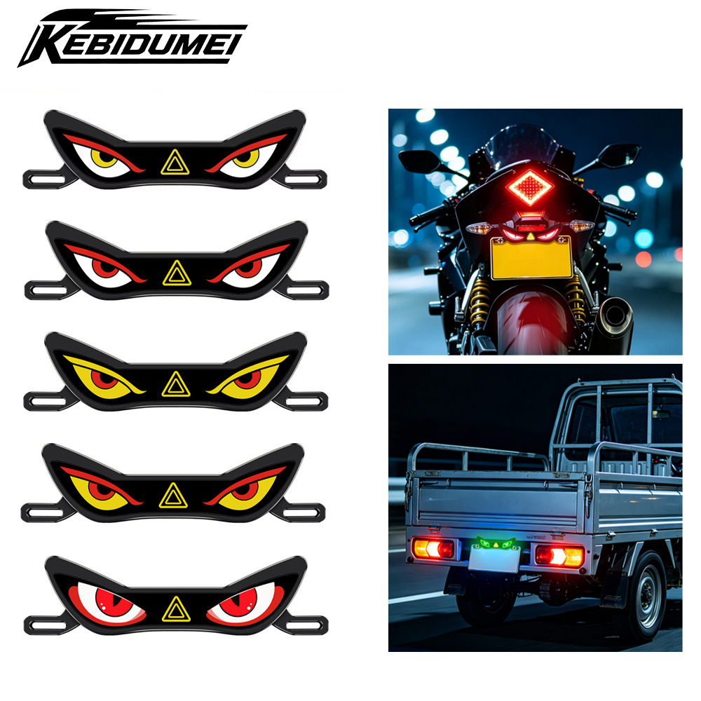 Lighting Decoration Ideas - Motorcycle Cool Demon Eye LED License