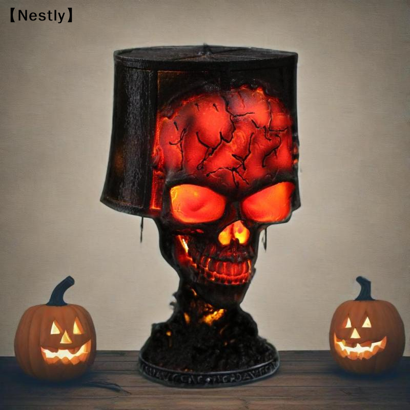 Lava Lamp Desktop - Halloween Gothic Skull Lamp USB Plug