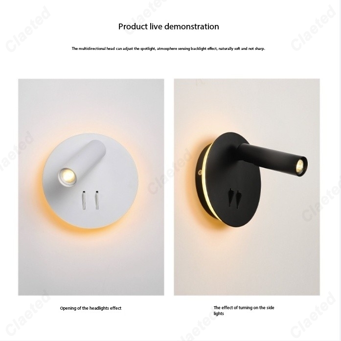New LED Reading Wall Lamp with - Foyer Lighting Wall Decor incelemesi ve fiyatı
