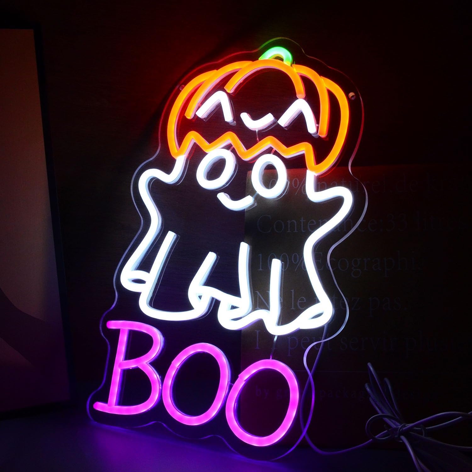 Cute Ghost Pumpkin Hat BOO LED - Home Decor Lighting Tricks incelemesi ve fiyatı
