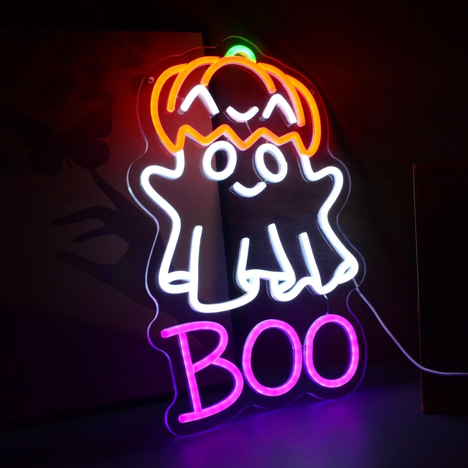 Cute Ghost Pumpkin Hat BOO LED - Home Decor Lighting Tricks incelemesi ve fiyatı