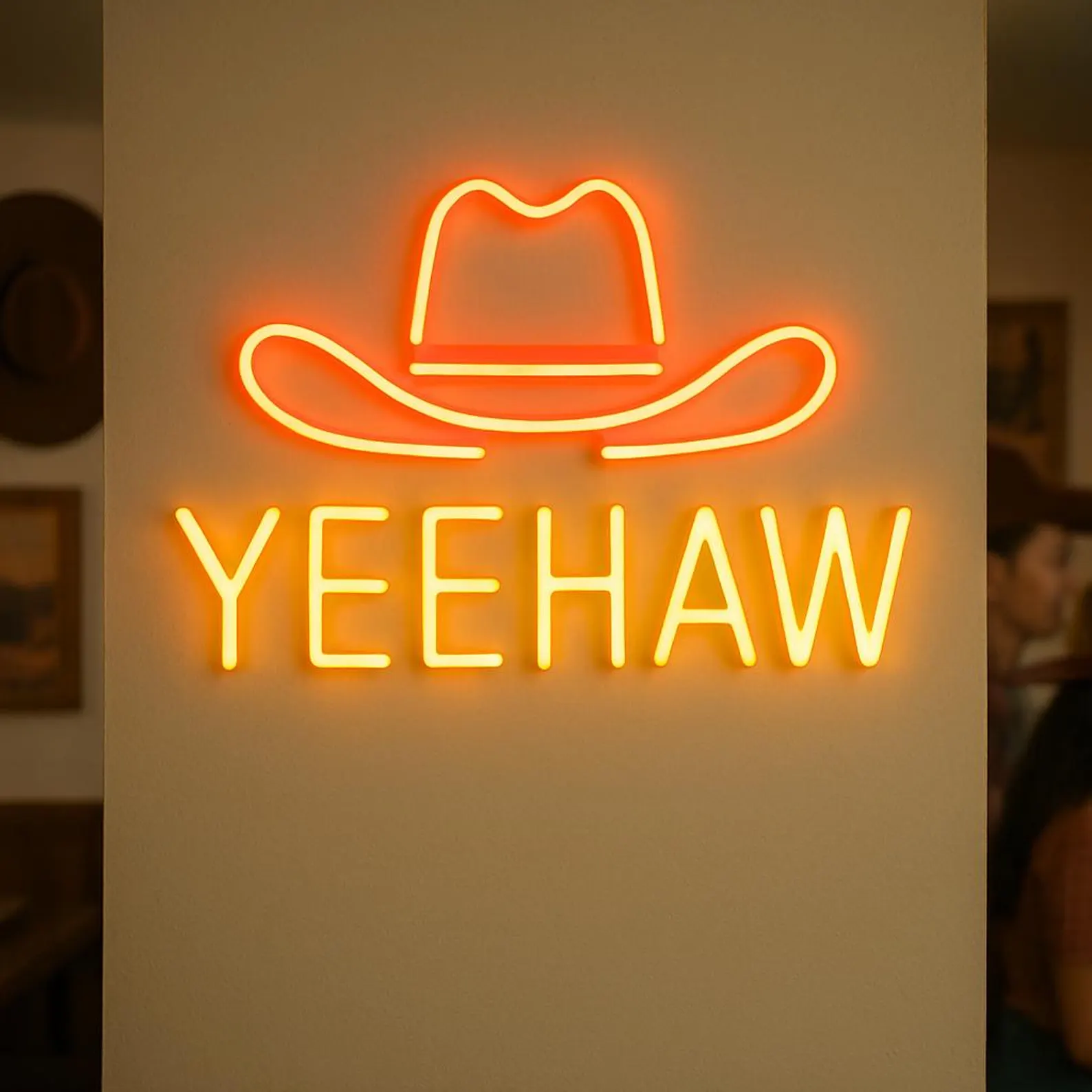 Yeehaw Neon Sign, Wild West Li - Lighting Decoration Ideas incelemesi ve fiyatı