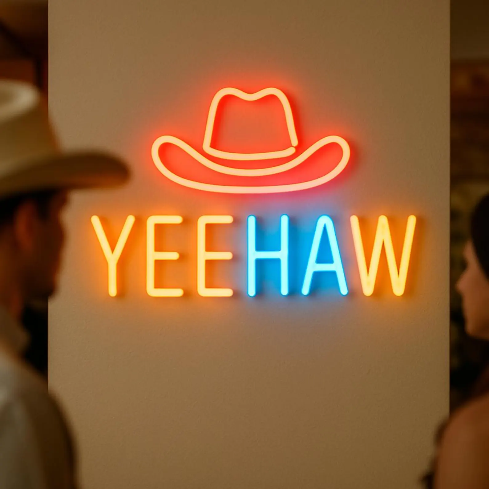 Yeehaw Neon Sign, Wild West Li - Lighting Decoration Ideas incelemesi ve fiyatı