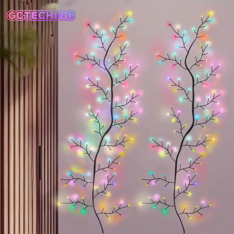1PC Christmas String Light 96L - Wall Decor Lighting Tree incelemesi ve fiyatı