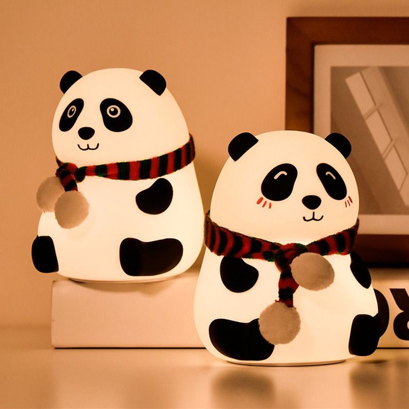 Cute Cartoon Pandas with Big E - Bedroom Lighting Decor Ideas incelemesi ve fiyatı
