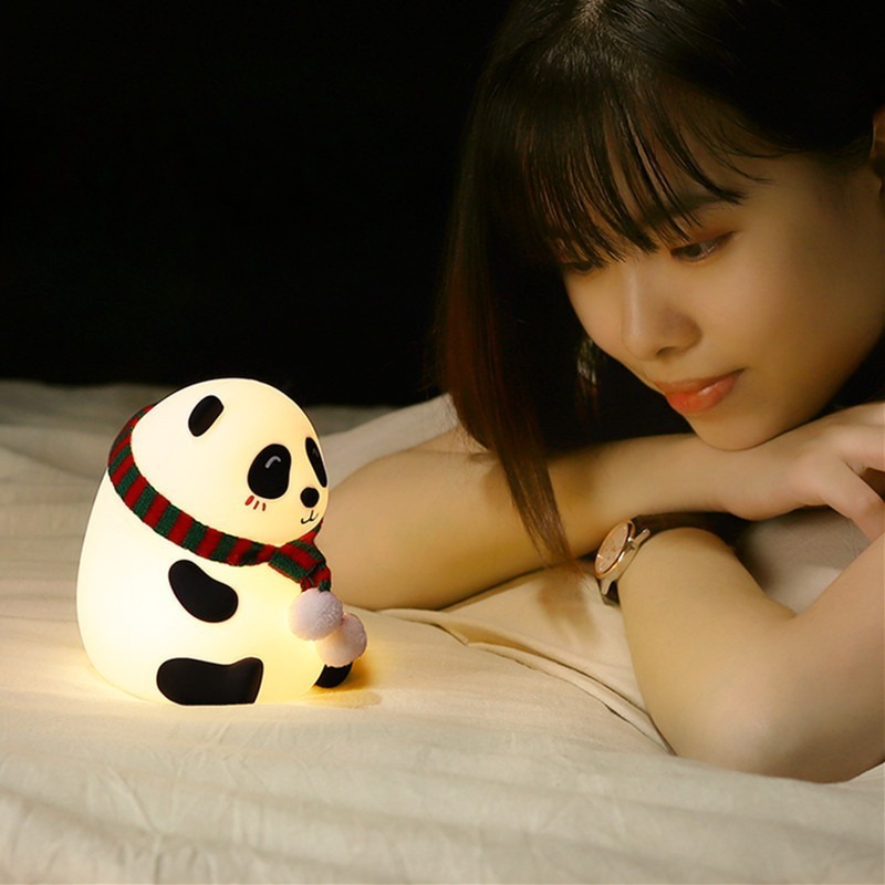 Cute Cartoon Pandas with Big E - Bedroom Lighting Decor Ideas incelemesi ve fiyatı