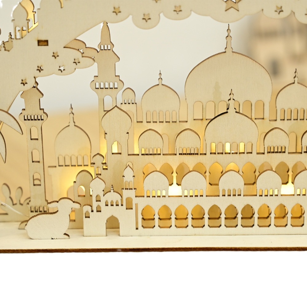 New Wooden LED Moon & Bridge L - Lighting Decor Woodbridge incelemesi ve fiyatı