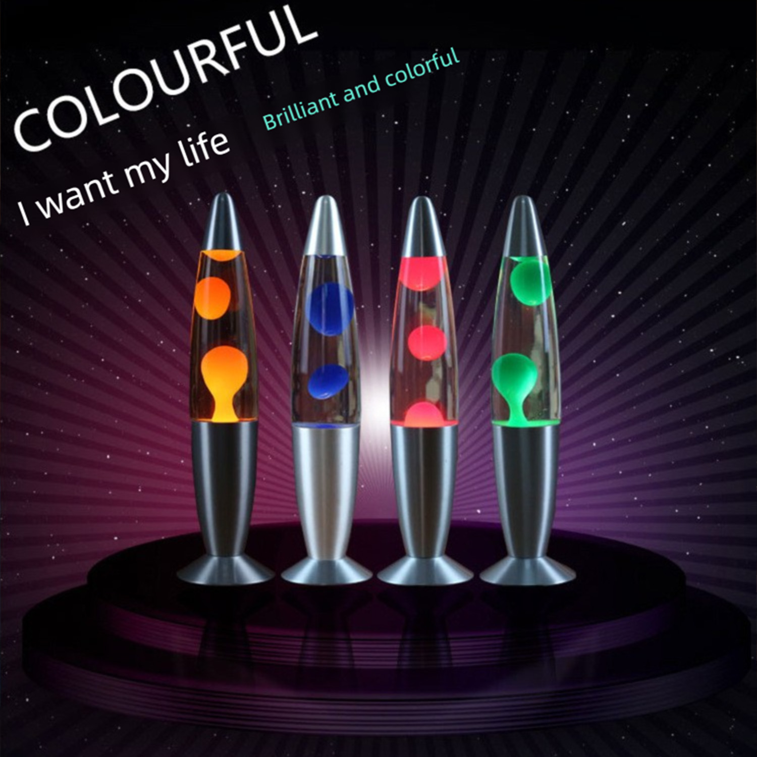 Jellyfish decorative lamp, met - Lava Lamp Desktop incelemesi ve fiyatı
