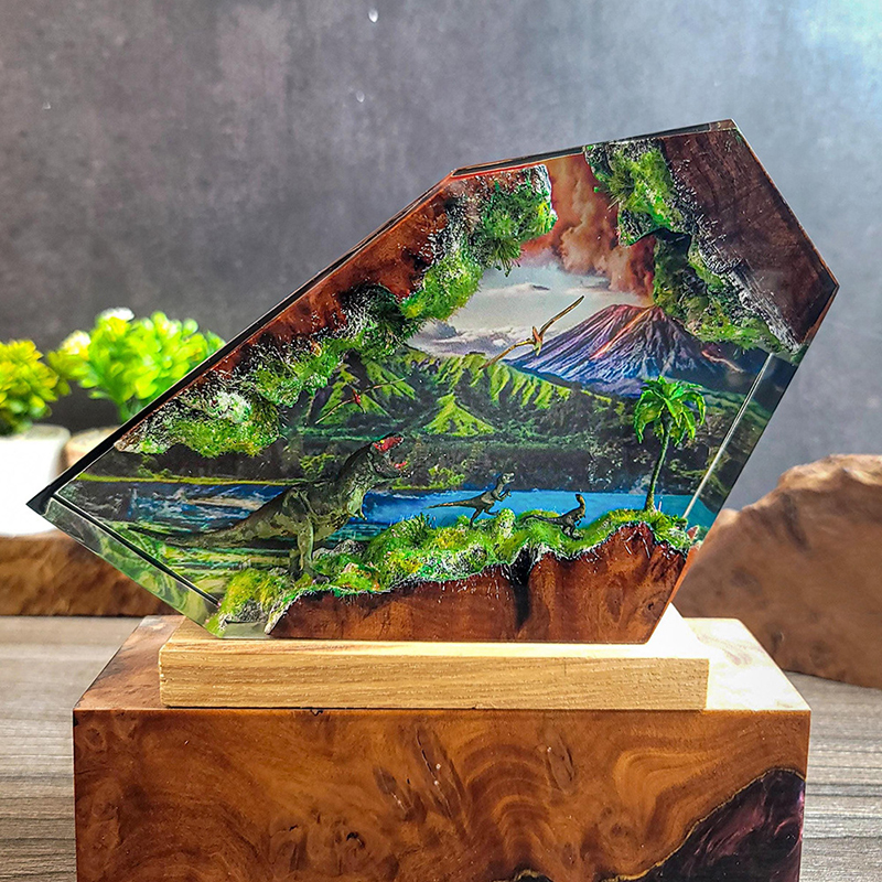 Table Resin Lamp Dinosaur Figu - Lighting Table Decor incelemesi ve fiyatı
