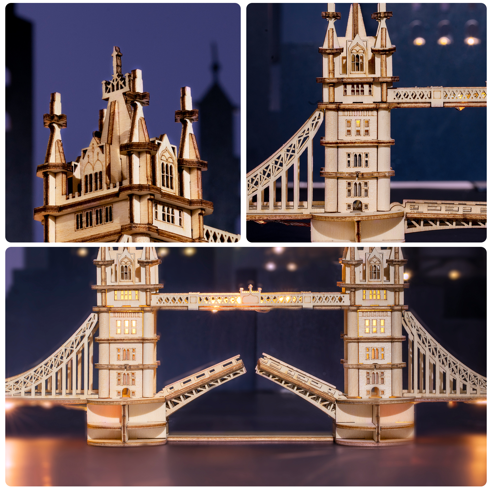 Rolife DIY Wooden 3D Puzzle To - Lighting Decor Woodbridge incelemesi ve fiyatı