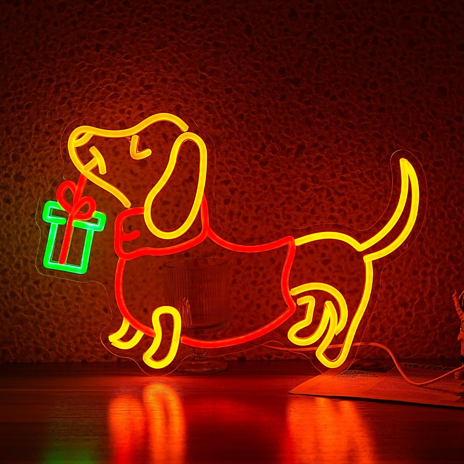 USB Dimmable Dachshund Neon Si - Bedroom Lighting Decor Ideas incelemesi ve fiyatı