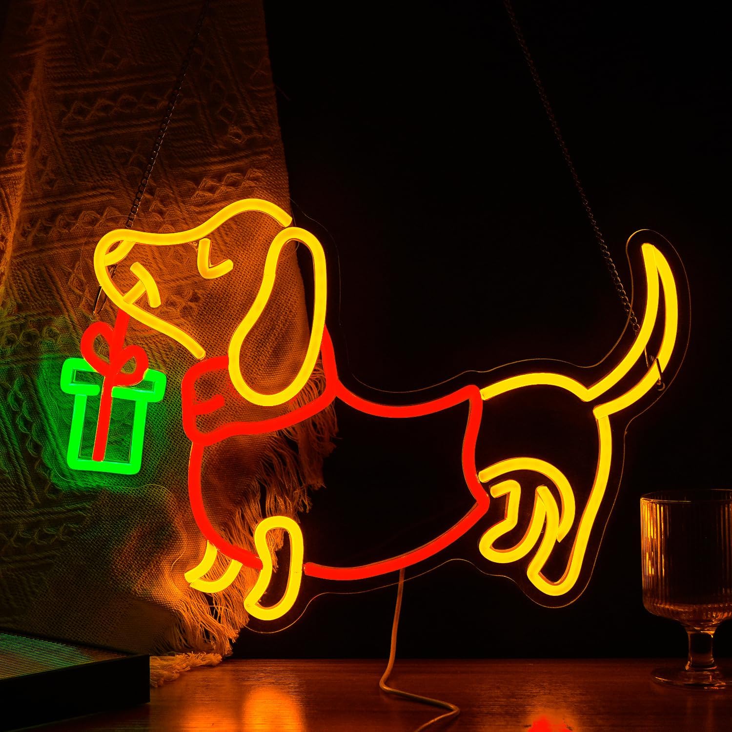 USB Dimmable Dachshund Neon Si - Bedroom Lighting Decor Ideas incelemesi ve fiyatı