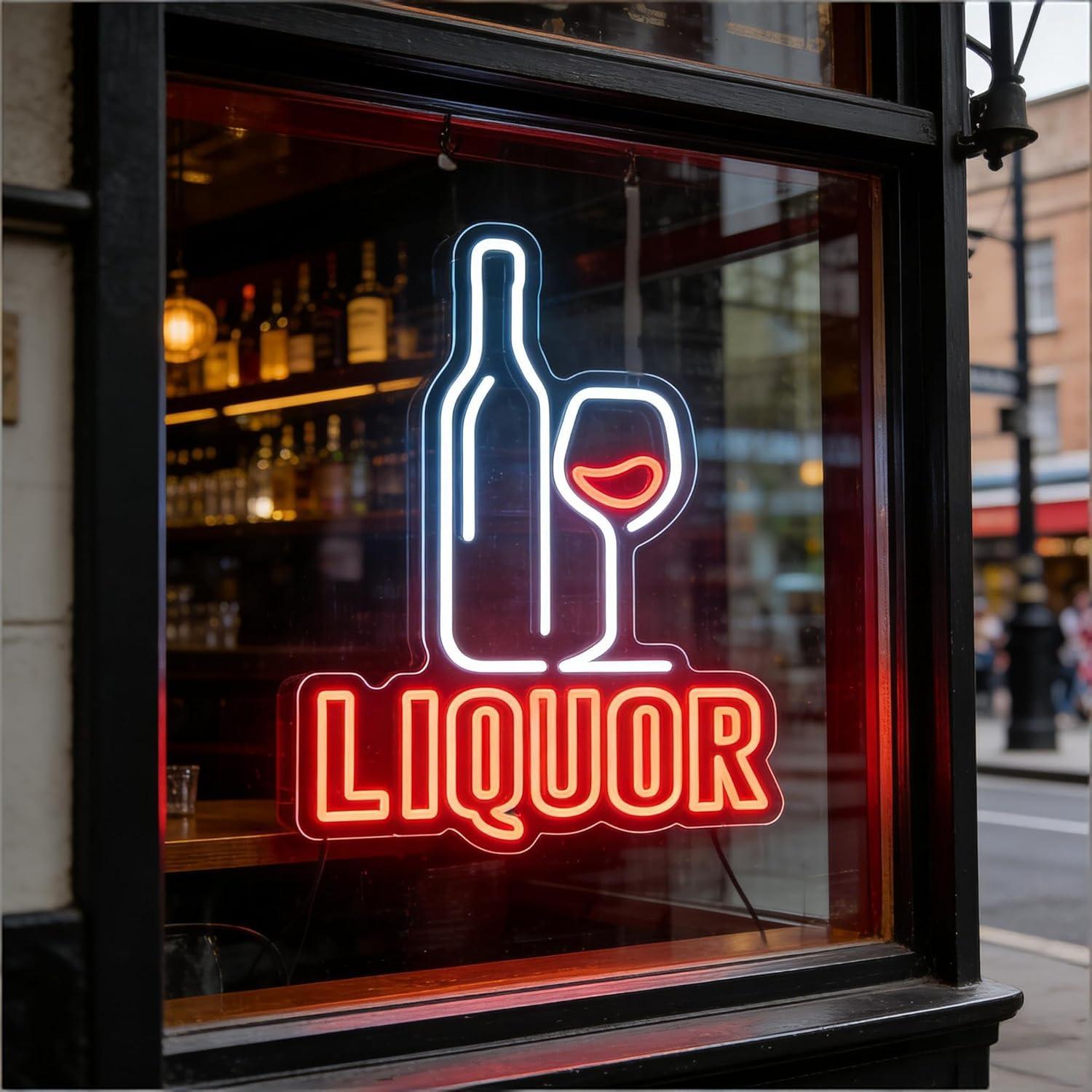 Liquor Neon Sign USB Dimmable  - Restaurant Lighting Decoration incelemesi ve fiyatı