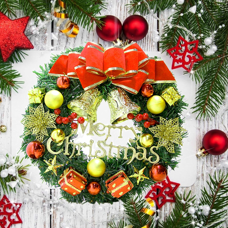 Artificial Pine Christmas Wrea - Wall Decor Lighting Tree incelemesi ve fiyatı