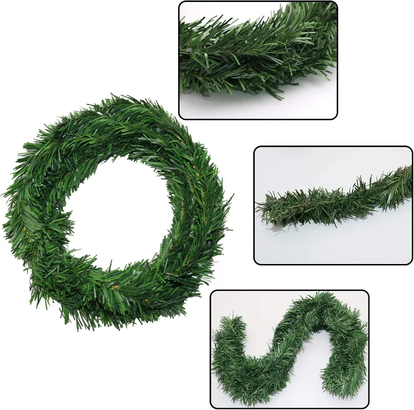 Artificial Pine Christmas Wrea - Wall Decor Lighting Tree incelemesi ve fiyatı