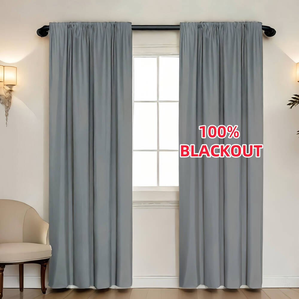 1pc 100% Blackout Curtain with - Lighting Decoration Ideas incelemesi ve fiyatı