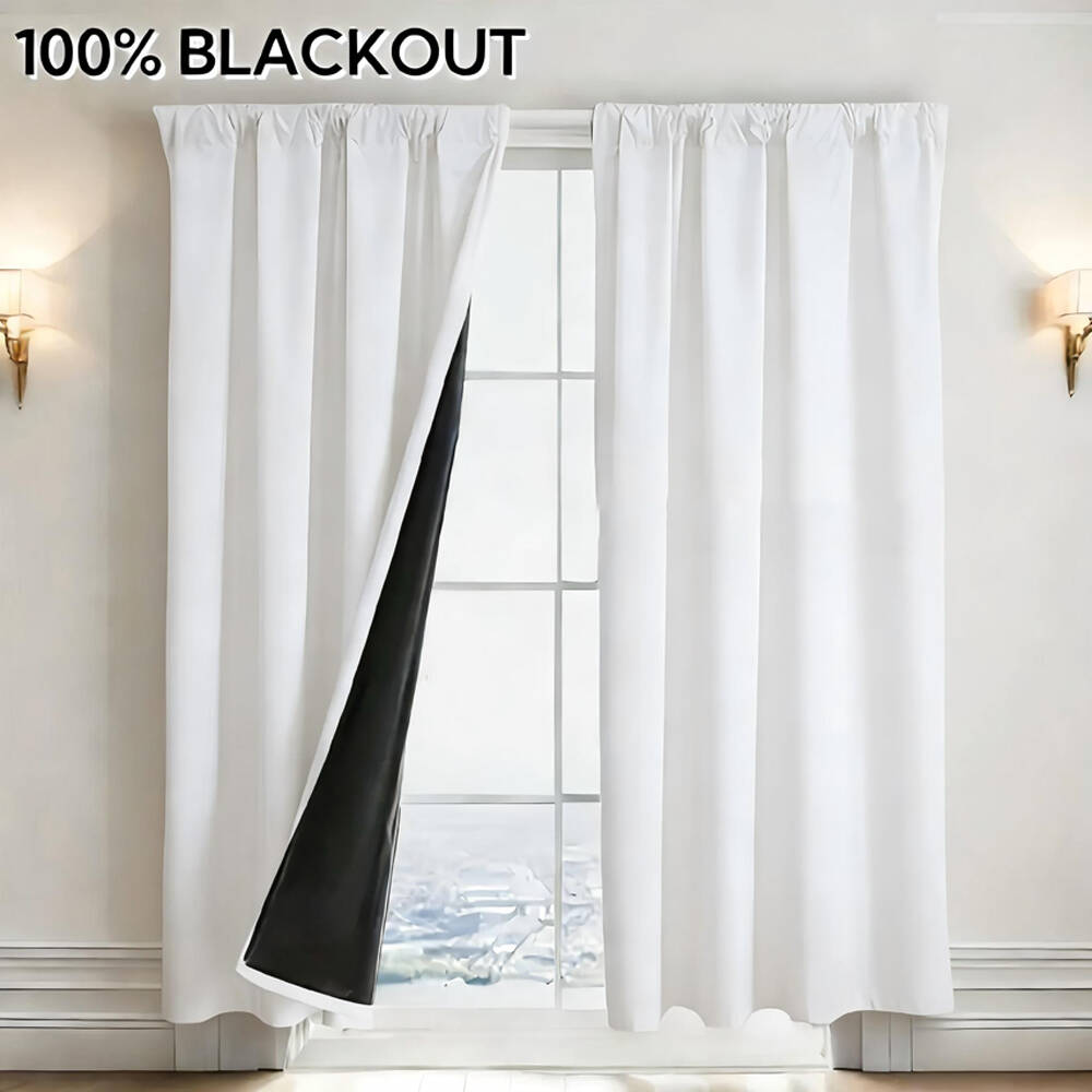 1pc 100% Blackout Curtain with - Lighting Decoration Ideas incelemesi ve fiyatı