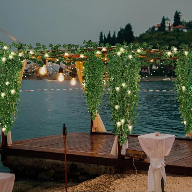 Green Ivy 210cm LED Light Stri - Wall Decor Lighting Tree incelemesi ve fiyatı