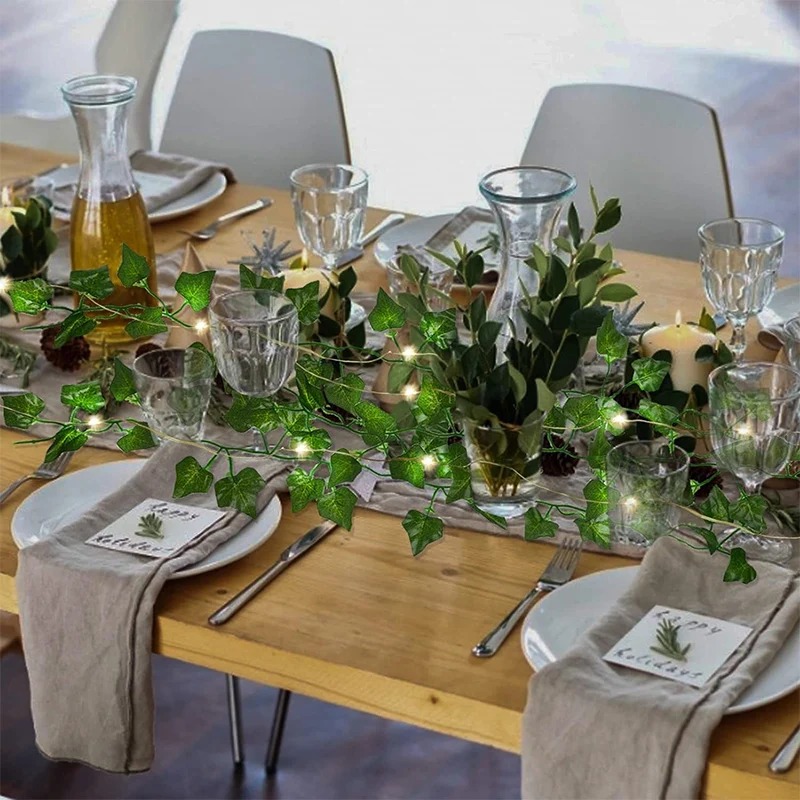Green Ivy 210cm LED Light Stri - Wall Decor Lighting Tree incelemesi ve fiyatı