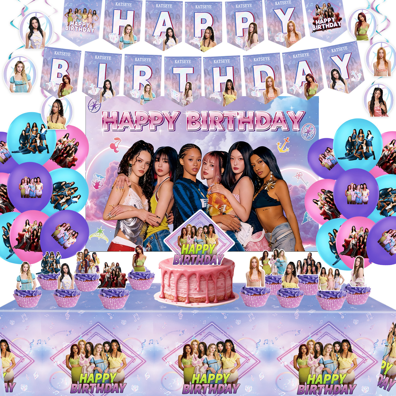 K&Katseye Idol Birthday Party  - Lighting Room Decor Items incelemesi ve fiyatı