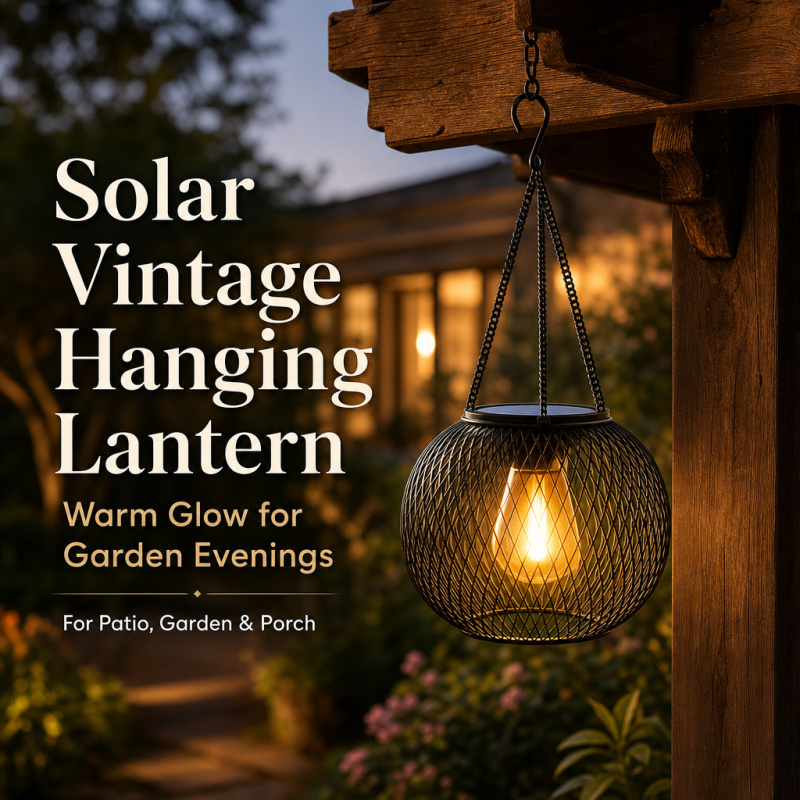 Solar Powered LED Hanging Floo - Lighting Decoration Ideas incelemesi ve fiyatı