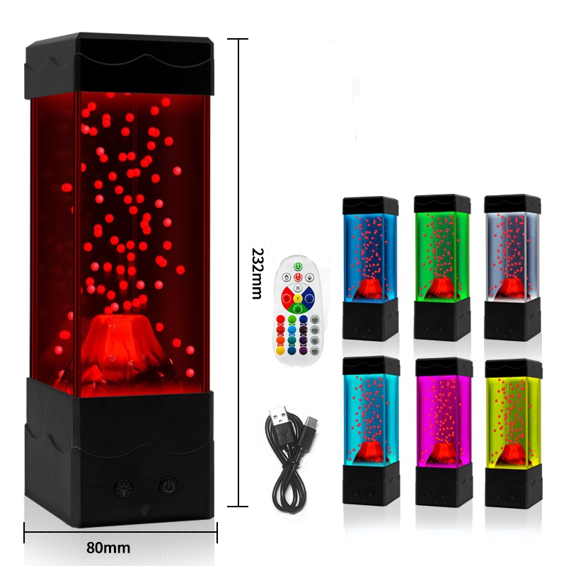 LED Lava Volcano Light Home De - Lava Lamp Desktop incelemesi ve fiyatı