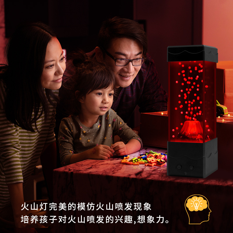 LED Lava Volcano Light Home De - Lava Lamp Desktop incelemesi ve fiyatı
