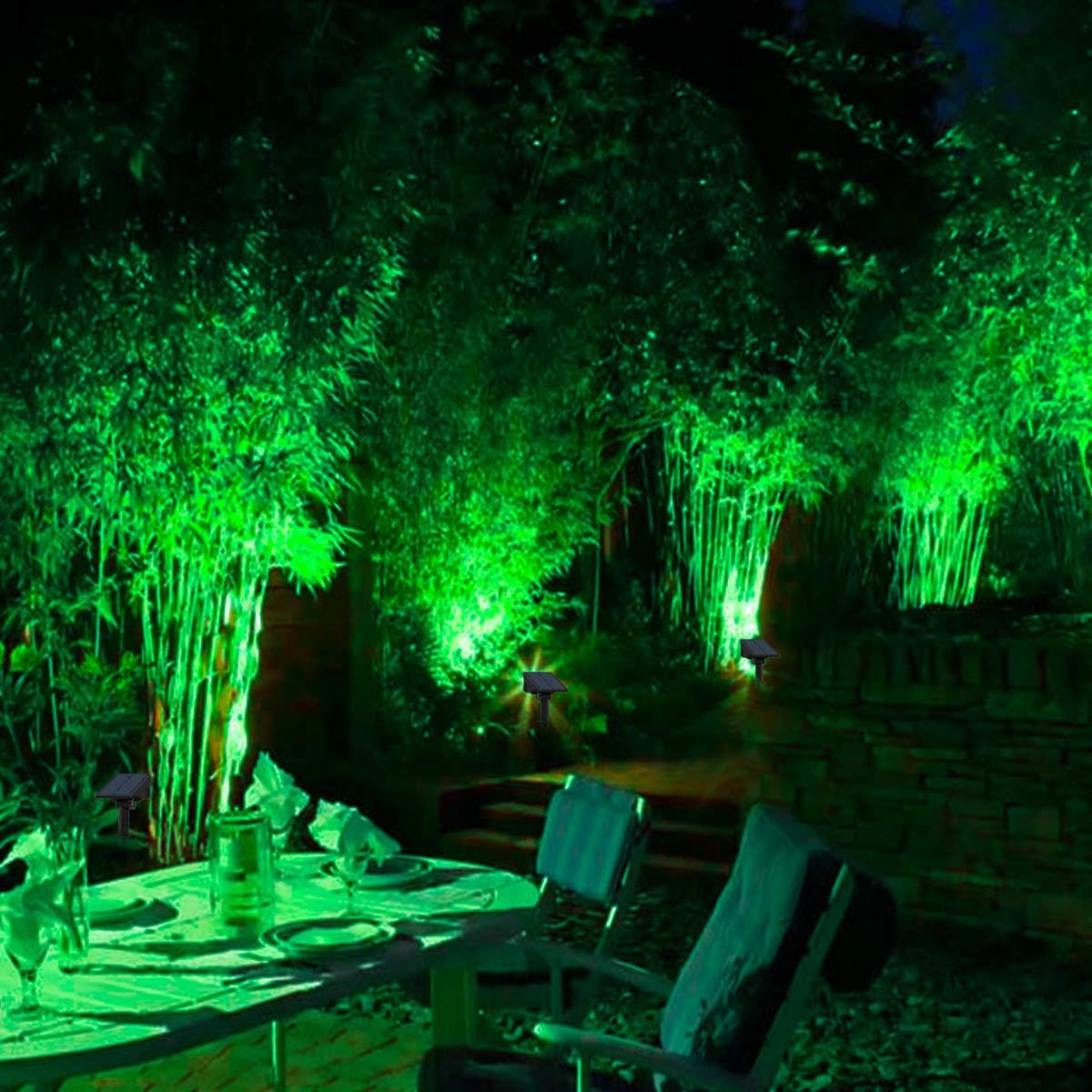 4pcs Solar Spotlight Outdoor G - Wall Decor Lighting Tree incelemesi ve fiyatı