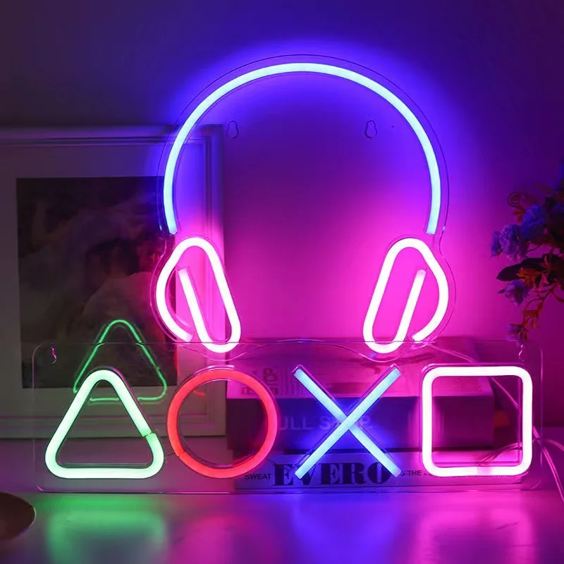 Game Neon Night Light Signs fo - Bedroom Lighting Decor Ideas incelemesi ve fiyatı