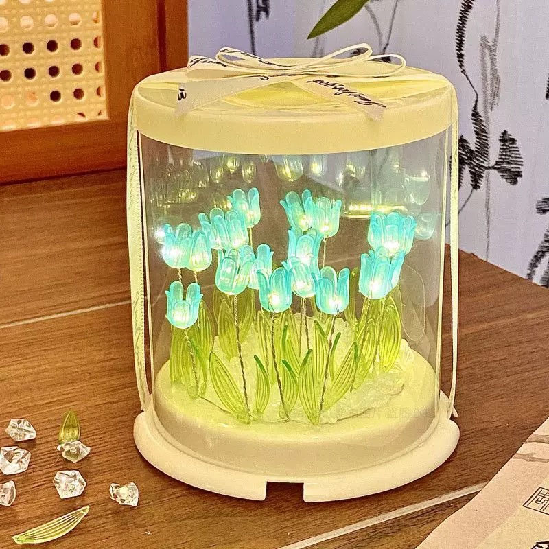 DIY Tulip Lamp Simulation Flow - Lighting Table Decor incelemesi ve fiyatı