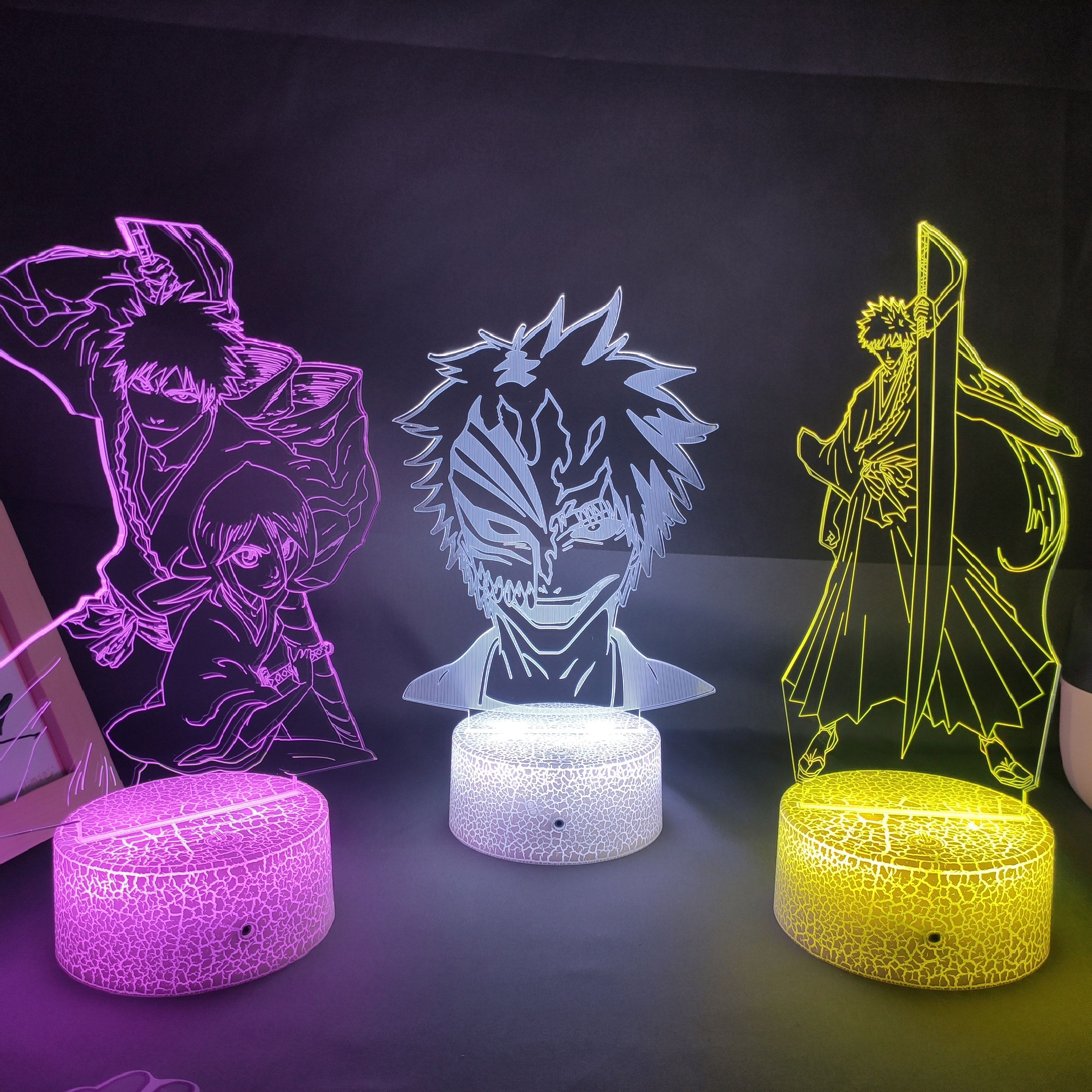 Anime Bleach Figure Ichigo 3D  - Lava Lamp Desktop incelemesi ve fiyatı