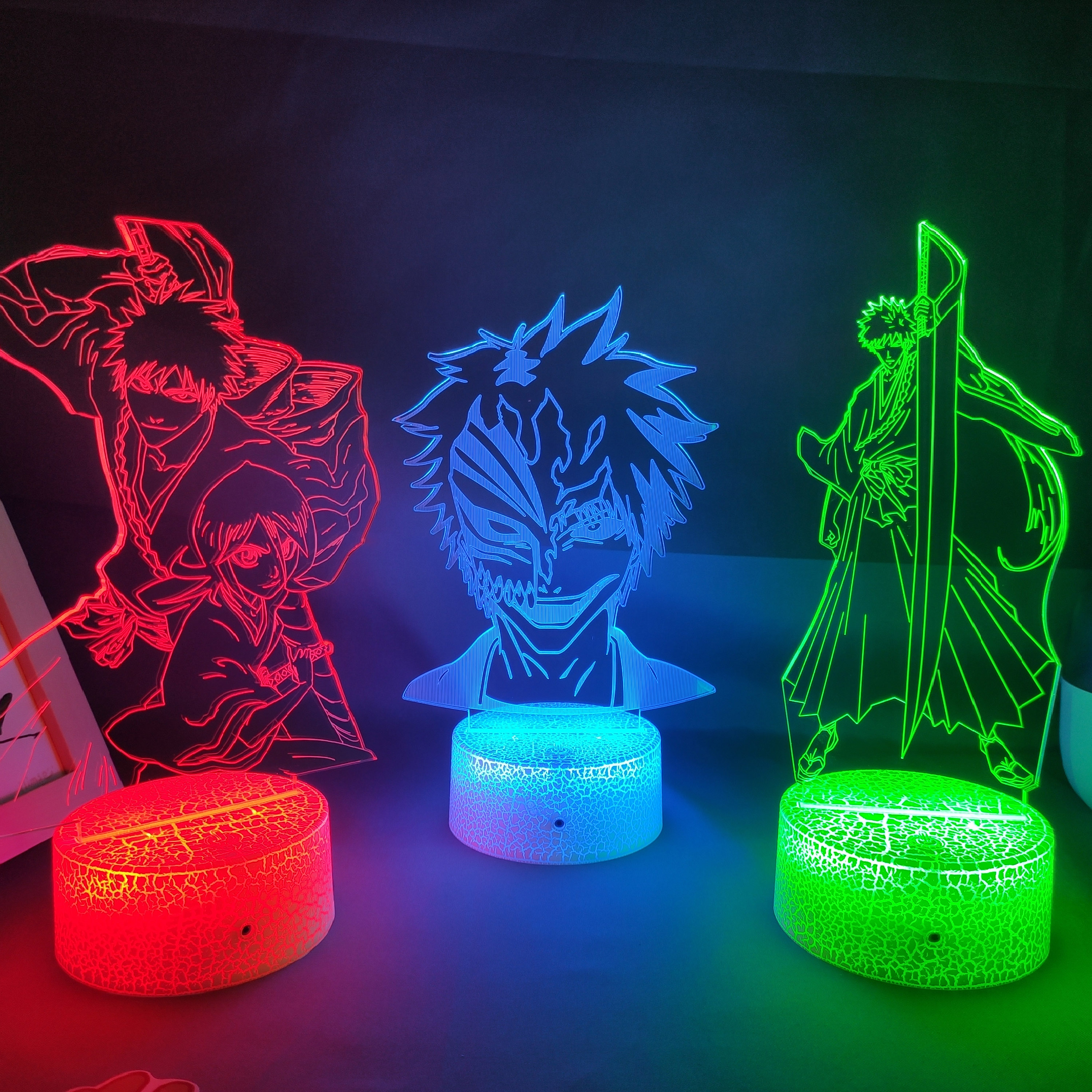 Anime Bleach Figure Ichigo 3D  - Lava Lamp Desktop incelemesi ve fiyatı