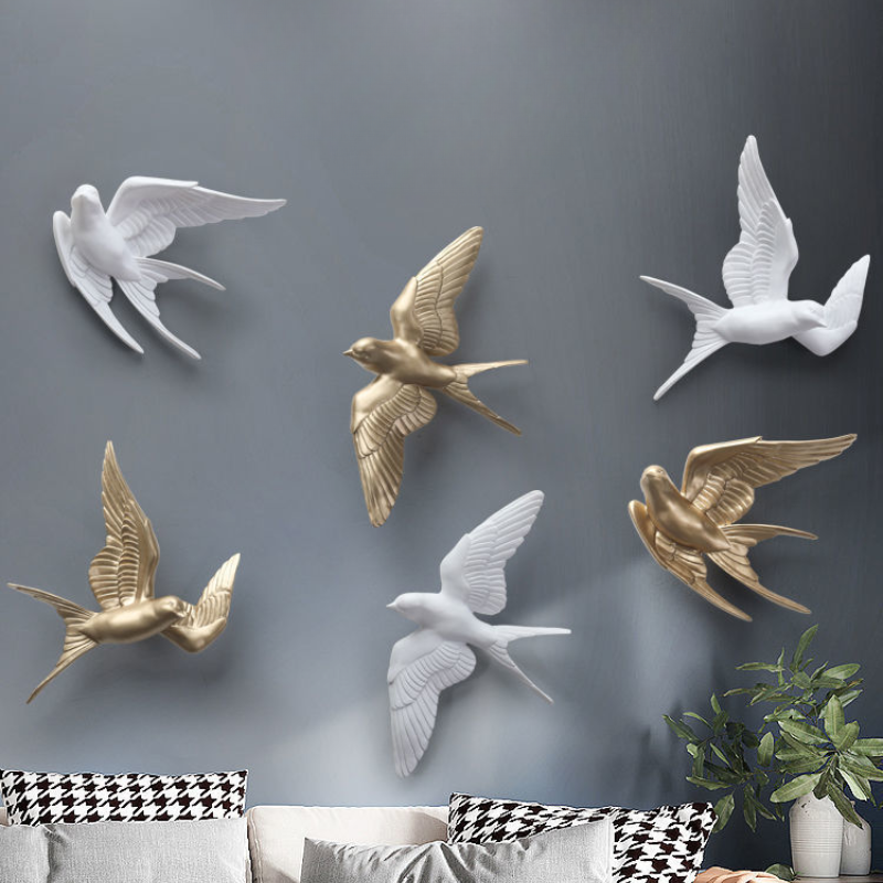 3D Bird Creative Hanging Decor - Foyer Lighting Wall Decor incelemesi ve fiyatı