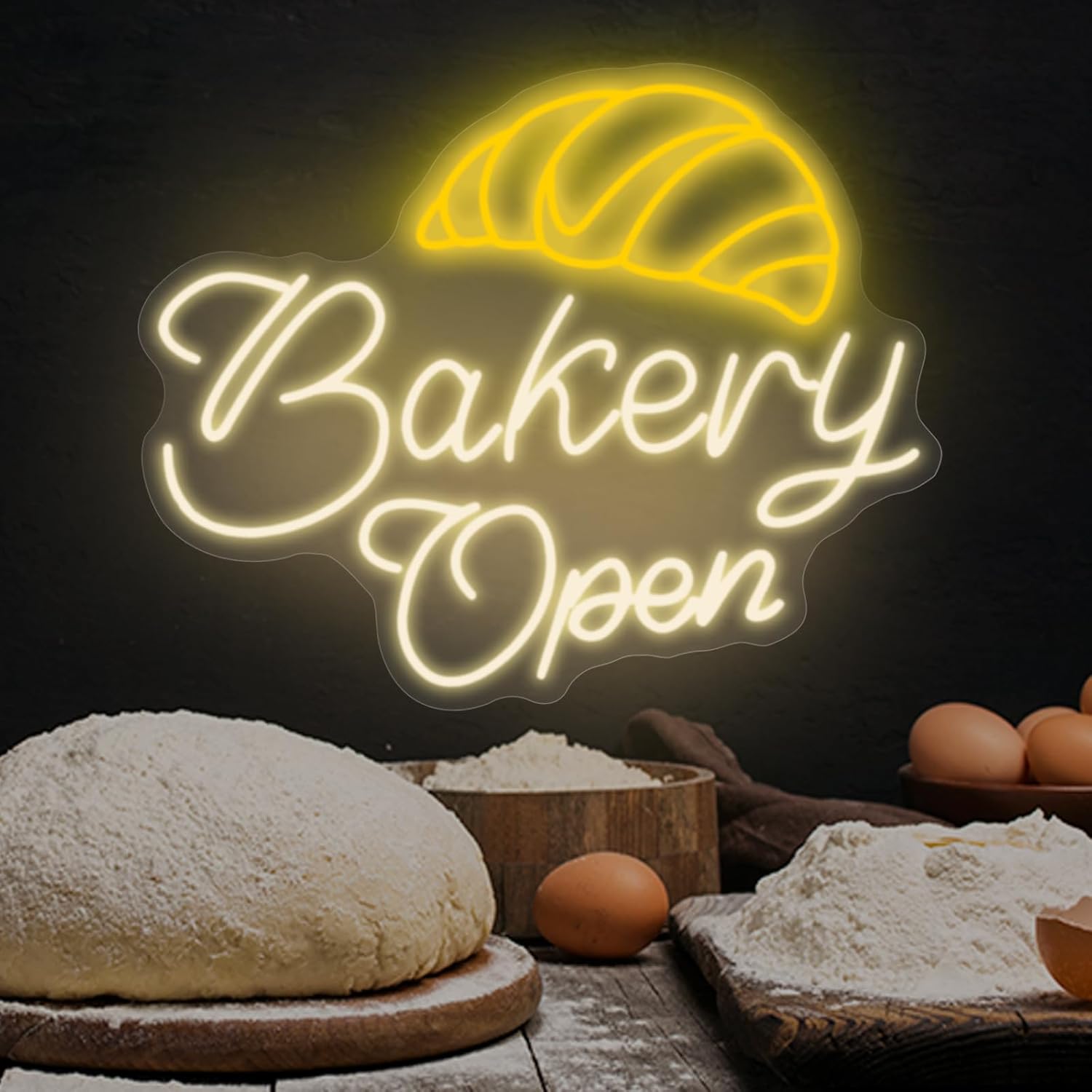 Bakery Open Neon Lights, Perfe - Bedroom Lighting Decor Ideas incelemesi ve fiyatı