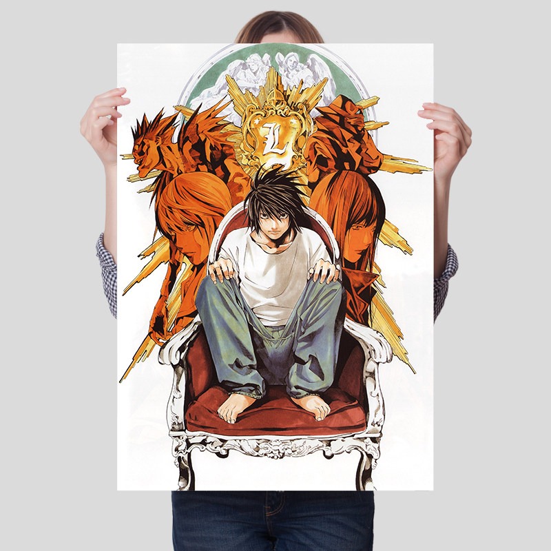 Death Note Unframed Canvas Pri - Lighting Room Decor Items incelemesi ve fiyatı