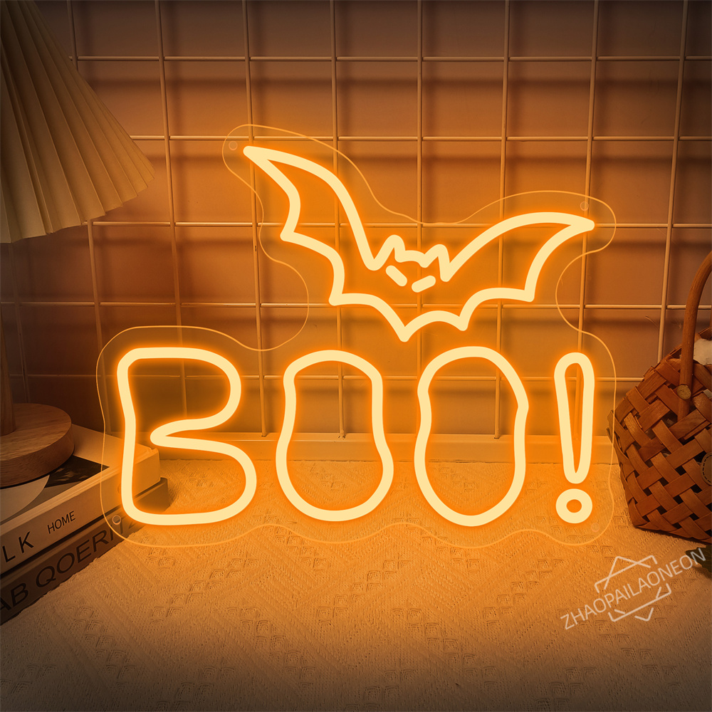 BOO LED Neon Sign Halloween Li - Home Decor Lighting Tricks incelemesi ve fiyatı