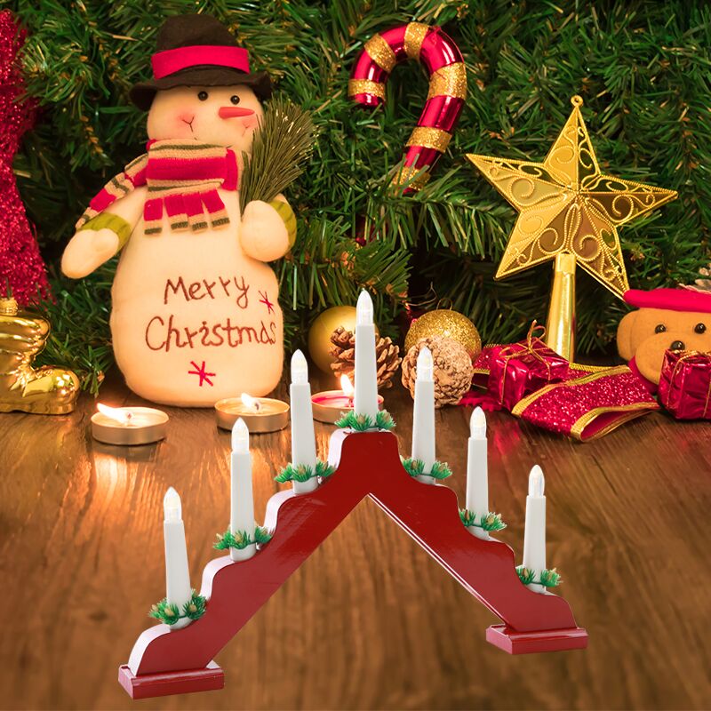 Christmas wooden candle arch l - Lighting Decor Woodbridge incelemesi ve fiyatı