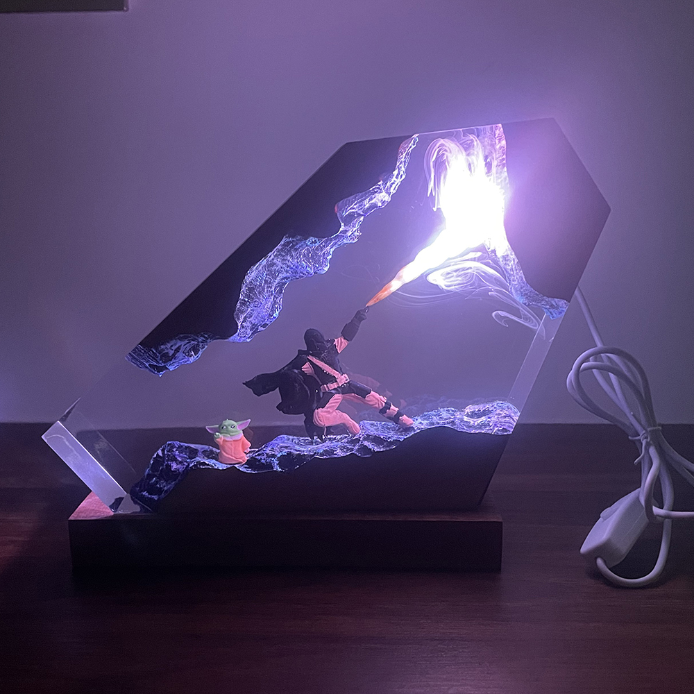 Table Resin Lamp Sci-fi Figure - Lighting Table Decor incelemesi ve fiyatı