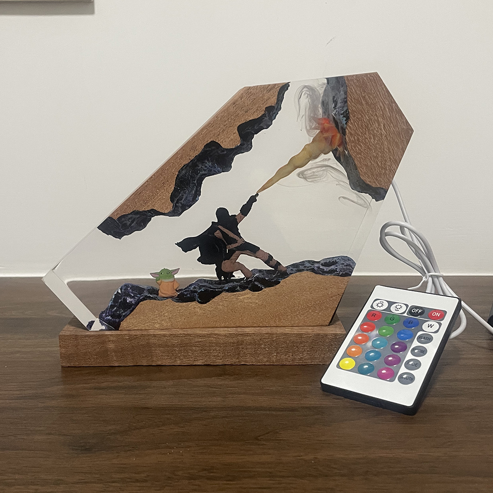 Table Resin Lamp Sci-fi Figure - Lighting Table Decor incelemesi ve fiyatı