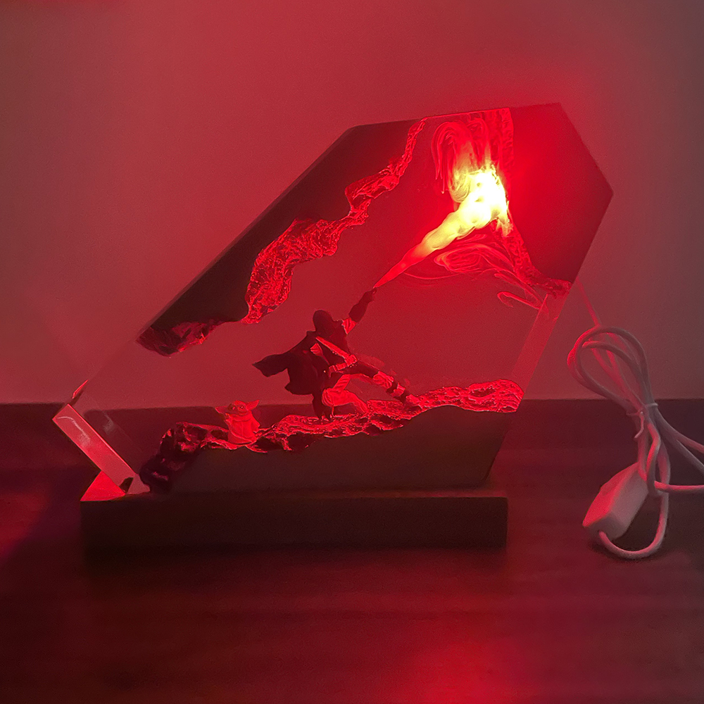 Table Resin Lamp Sci-fi Figure - Lighting Table Decor incelemesi ve fiyatı