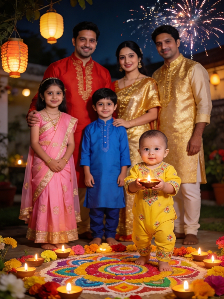 Happy Diwali Backdrop India Fe - Decor Lighting India incelemesi ve fiyatı