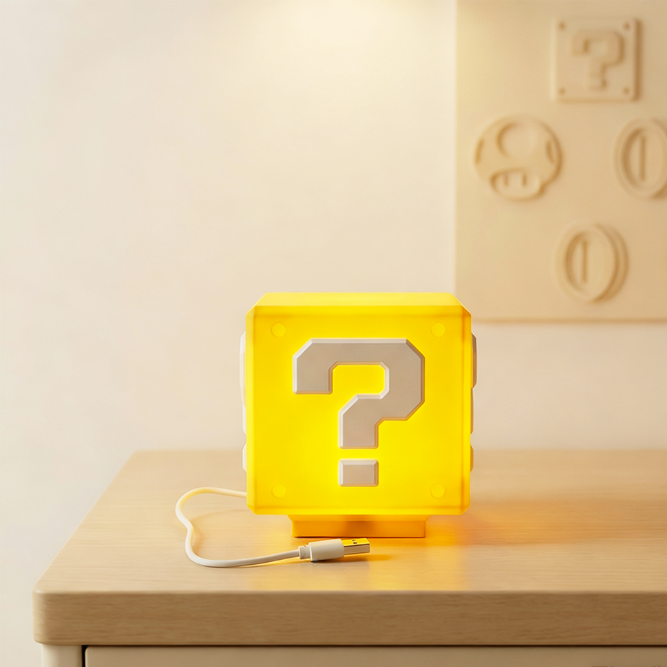 2026Question Block Lamp with S - Lighting Room Decor Items incelemesi ve fiyatı