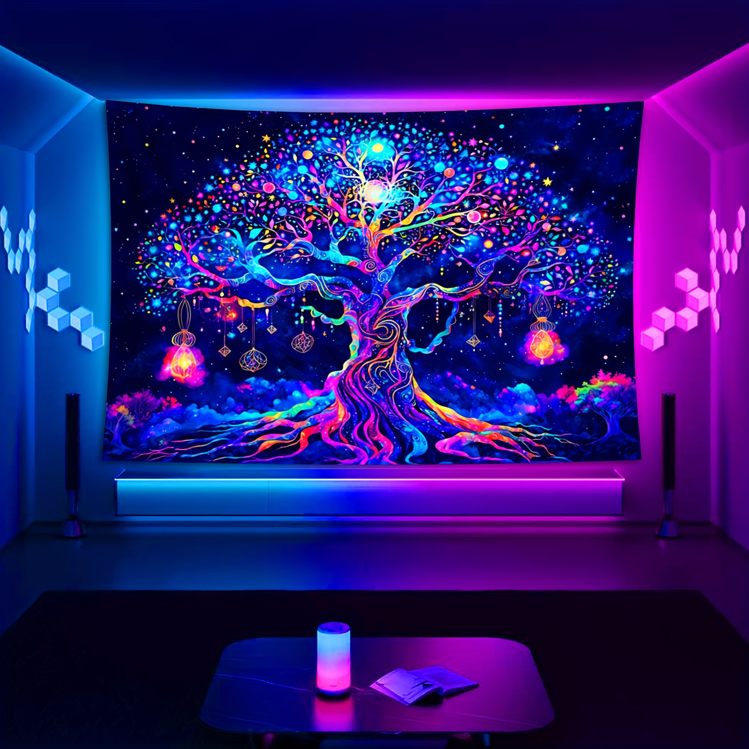 VIKAMA Black Light Tree of Lif - Wall Decor Lighting Tree incelemesi ve fiyatı