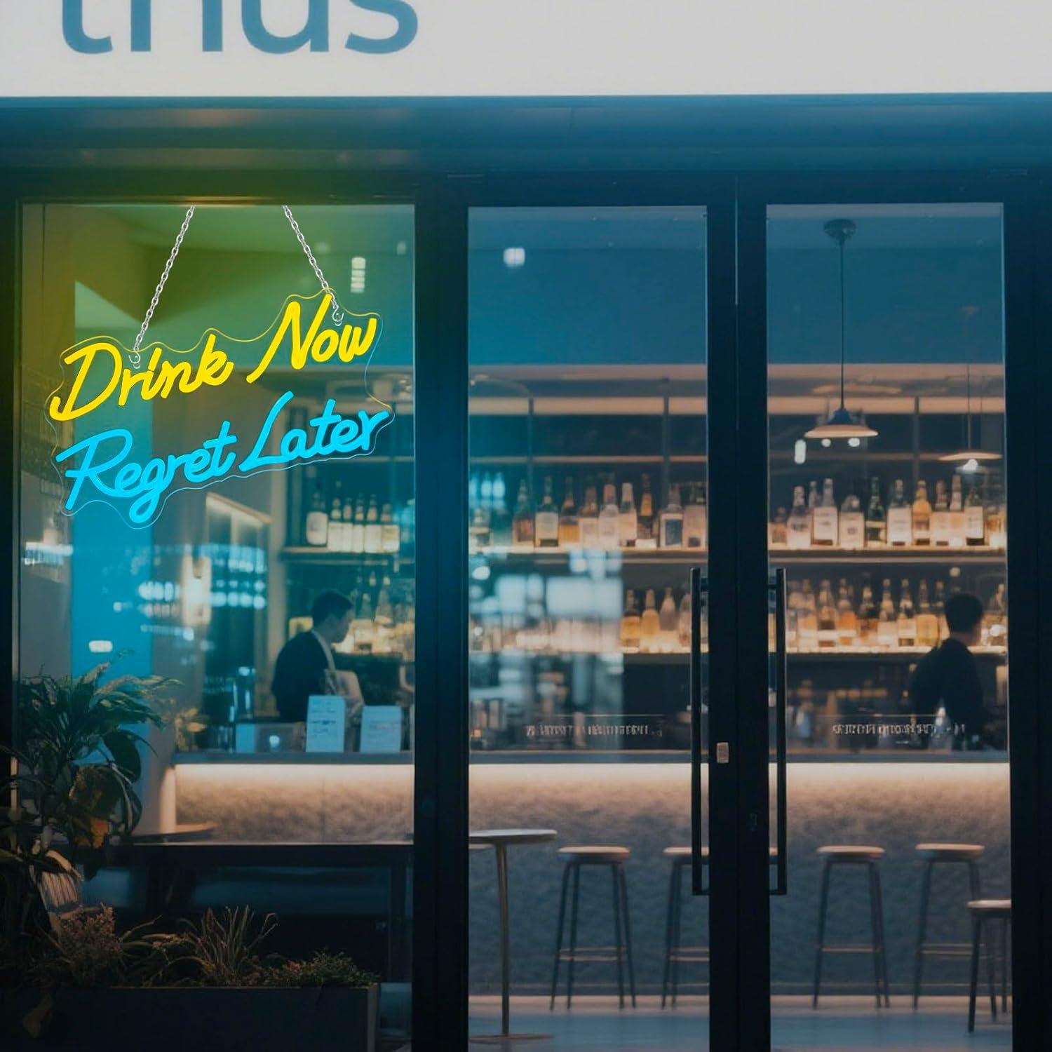 Beer Neon Sign Drink Now Regre - Restaurant Lighting Decoration incelemesi ve fiyatı
