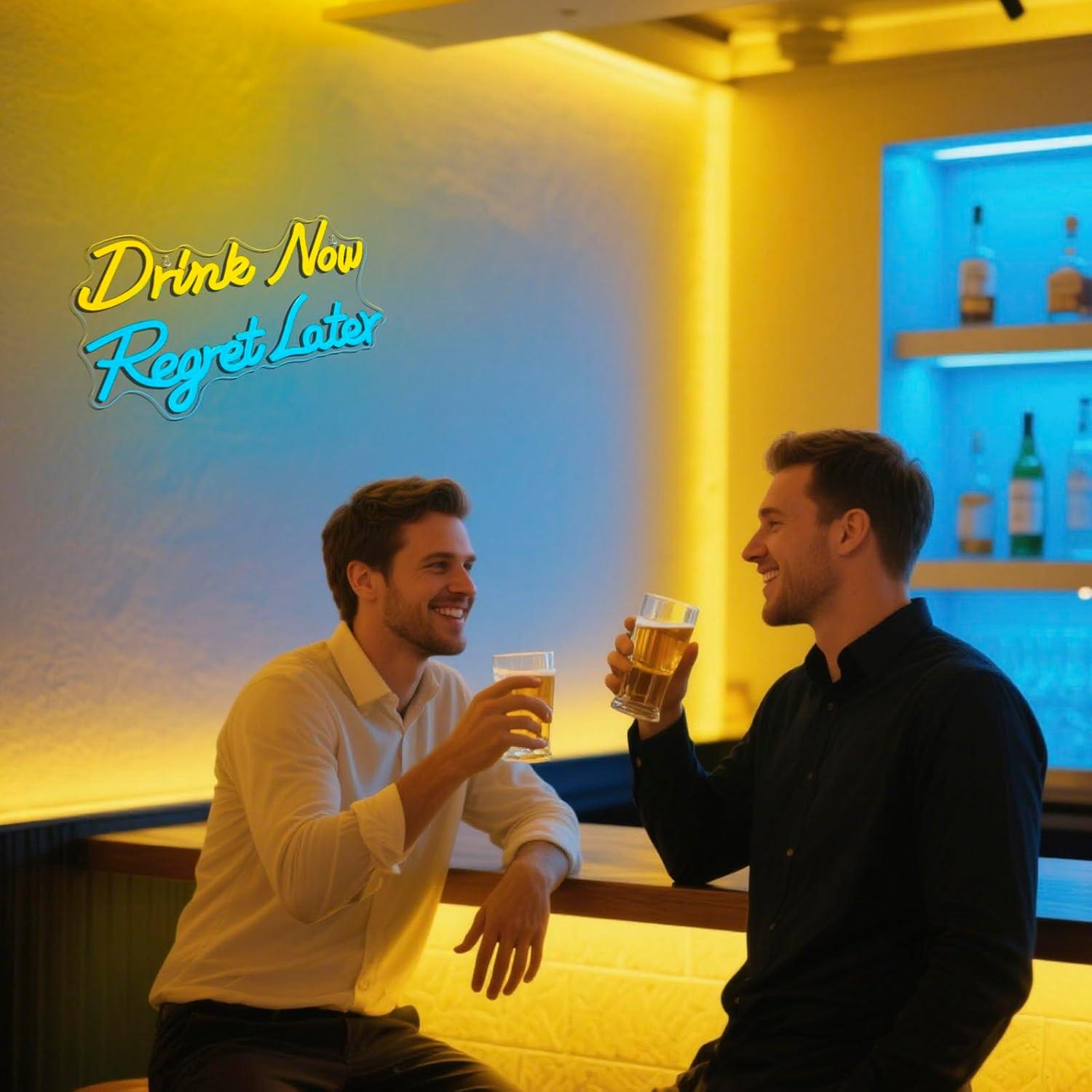 Beer Neon Sign Drink Now Regre - Restaurant Lighting Decoration incelemesi ve fiyatı