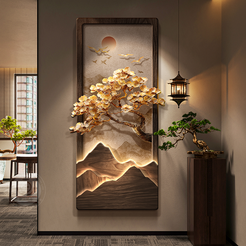 New Chinese style luxury tree  - Wall Decor Lighting Tree incelemesi ve fiyatı
