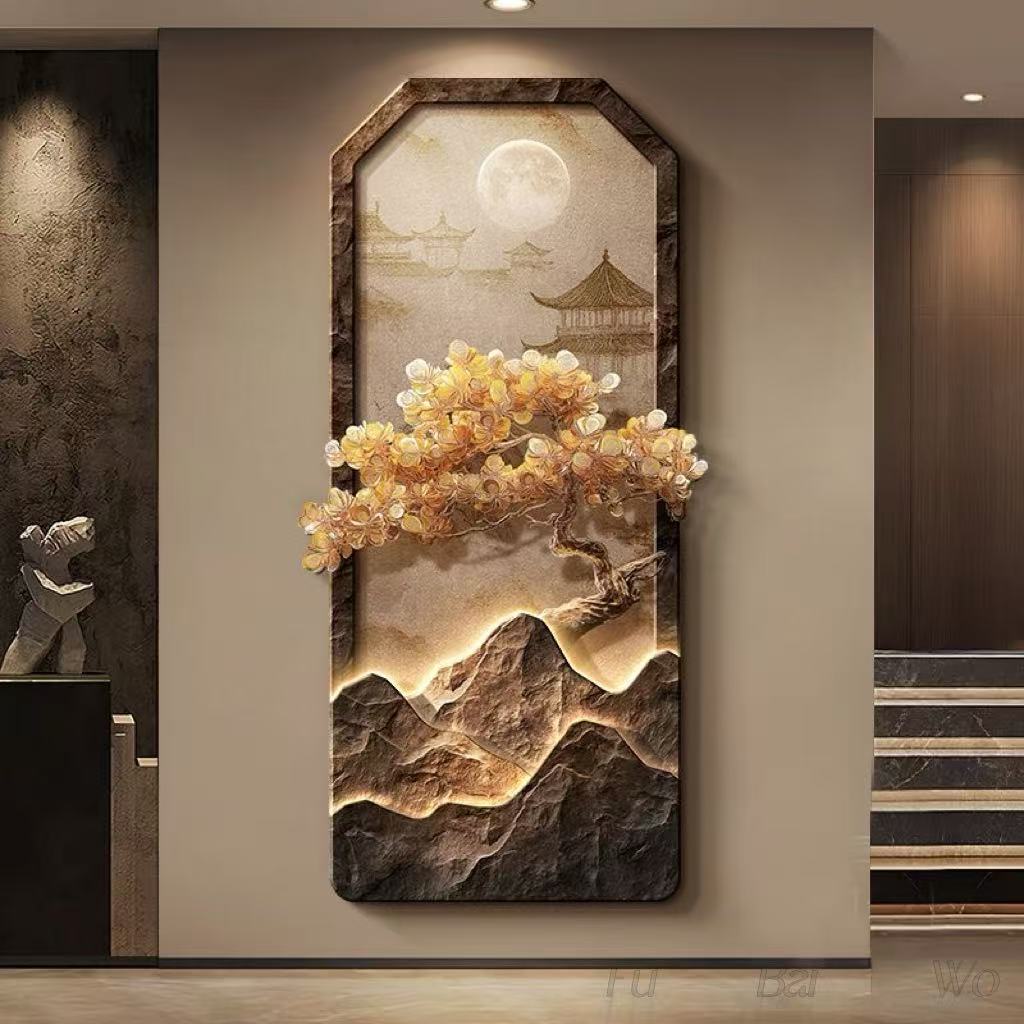 New Chinese style luxury tree  - Wall Decor Lighting Tree incelemesi ve fiyatı