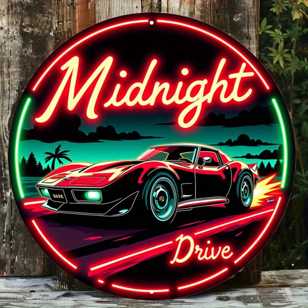 Vintage Neon Car Sign Midnight - Lighting Decoration Ideas incelemesi ve fiyatı