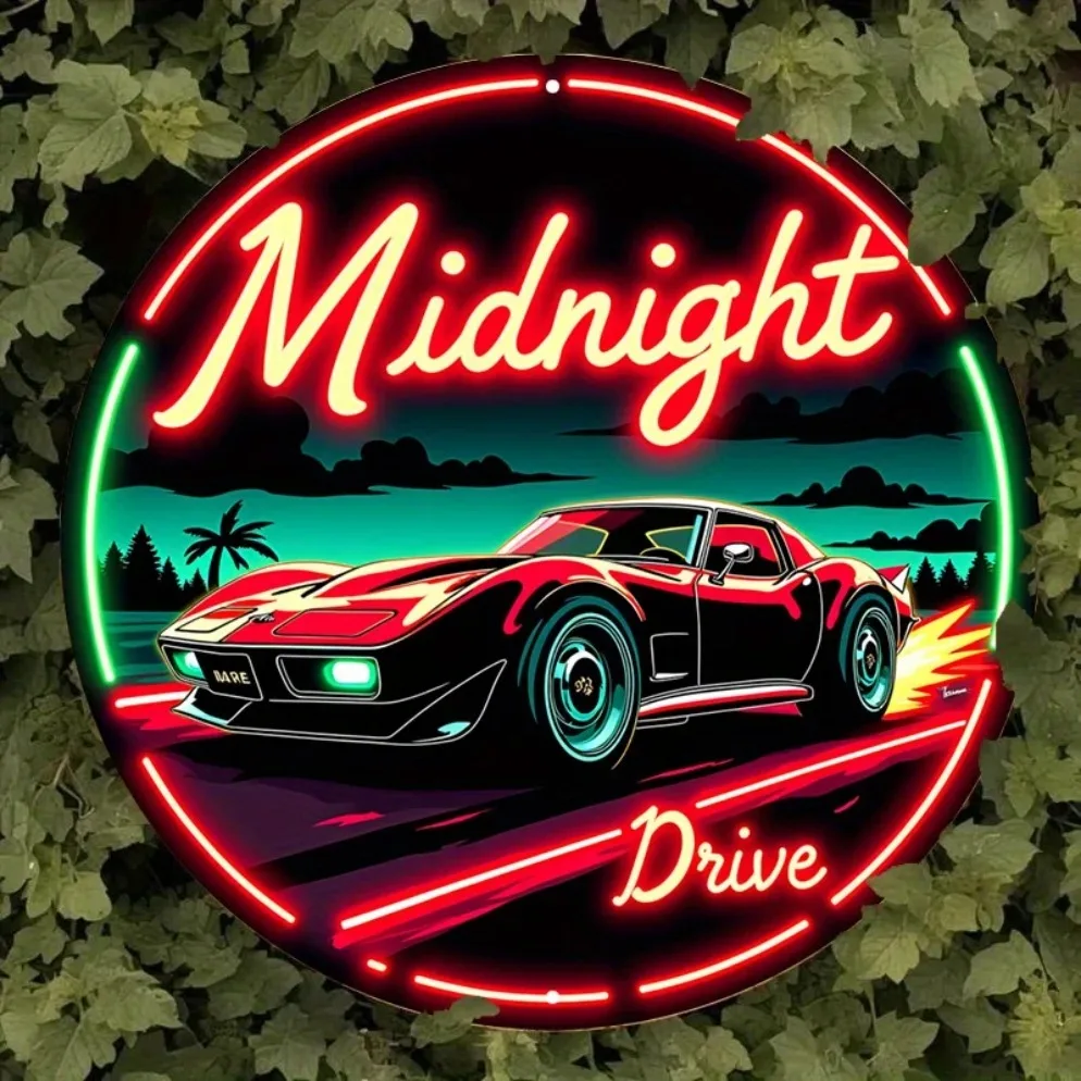 Vintage Neon Car Sign Midnight - Lighting Decoration Ideas incelemesi ve fiyatı