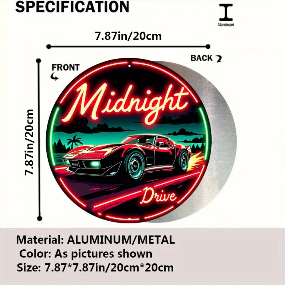 Vintage Neon Car Sign Midnight - Lighting Decoration Ideas incelemesi ve fiyatı